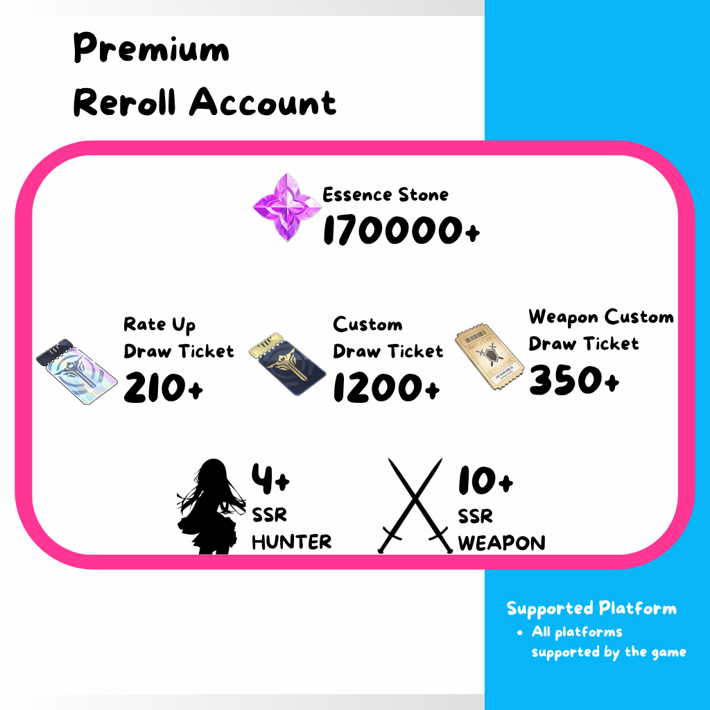 [GLOBAL] Solo Leveling: Arise Reroll Account